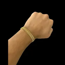 Pulseira Lacraia 10mm - Banhado A Ouro 18k Foto mini 4