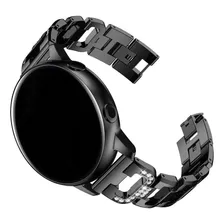 Pulseira Luxury Para Samsung Galaxy Watch Active 2 44mm Cor Preto Foto mini 4