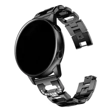 Pulseira Luxury Para Samsung Galaxy Watch Active 2 44mm Cor Preto Foto  mini 1