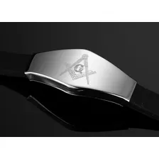 Pulseira Maçonaria Maçom Aço 316l Titânio Maçônico Foto mini 3