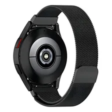 Pulseira Magnética Compatível Com Samsung Galaxy Watch 4 Cor Preta Foto mini 4