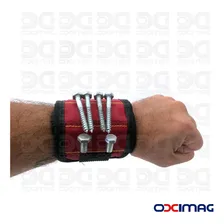 Pulseira Magnética Para Parafusos Pregos Agulhas - Neodimio Foto mini  2