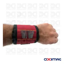 Pulseira Magnética Para Parafusos Pregos Agulhas - Neodimio Foto mini  3