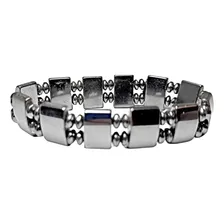 Pulseira Magnetica Pedra Magnetita Imantada Bracelete Foto mini 3