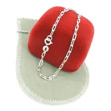 Pulseira Masculina 20cm 3mm Prata Pl444c Foto  mini 1