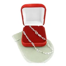 Pulseira Masculina 20cm 3mm Prata Pl444c Foto mini  3