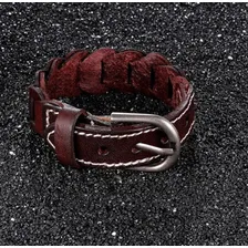 Pulseira Masculina Bracelete Couro Marrom Country Cowboy Top Comprimento 0 Cm Diâmetro 0 Cm Foto mini 4