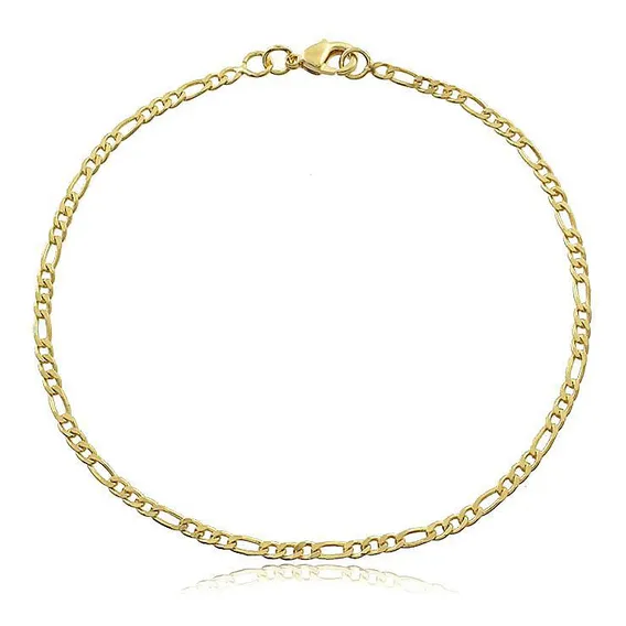 Pulseira Masculina Folheada Em Ouro 18k Foto 1