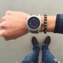 Pulseira Masculina Pedra Hematita Foto mini 4