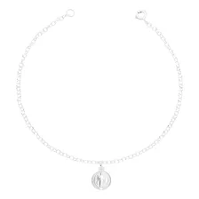Pulseira Medalha São Prata 925 Foto  mini 1
