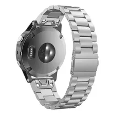 Pulseira Metal Aço Inox 3 Elos Para Relogio Fenix 6s Pro Cor Prata Foto mini  2
