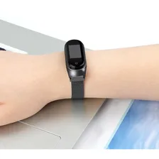 Pulseira Metal Aço Inox Para Xiaomi Mi Band 3 E Mi Band 4 Cor Degrade Foto mini 2