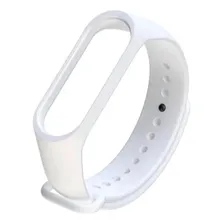 Pulseira Mi Band 4 Miband 3 Branca Silicone P/ Reposição Foto mini 1