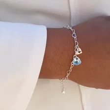 Pulseira Milena Jóias Festa Noivado Noiva Mulher Pulseira Feminina Casamento De Folheado Prata Folheado A Prata Cor Prateado Para Adultos - Kit Com 12 Unidades Foto mini 4
