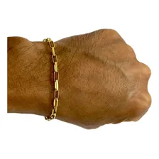 Pulseira Moeda Antiga Masculina Tijolinho 4mm Moeda Antiga Foto mini 1