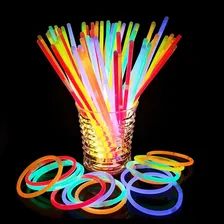 Pulseira Neon 50 Und Fluorescente Alto Brilho Festa Balada Foto mini 4