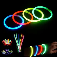 Pulseira Neon Alto Brilho Festa Balada Casamento 100 Unid Foto mini 3