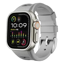 Pulseira Night Shadow Ltimports Para Apple Watch Ultra2 49mm Cor Cinza Foto mini  3