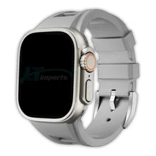 Pulseira Night Shadow Ltimports Para Apple Watch Ultra2 49mm Cor Cinza Foto  mini 1