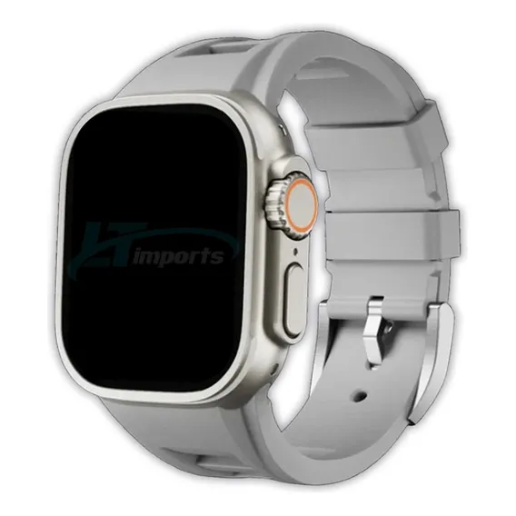 Pulseira Night Shadow Ltimports Para Apple Watch Ultra2 49mm Cor Cinza Foto 1