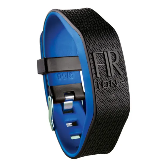 Pulseira Nipponflex Energy Bracelete Triple Fir Íon Cor Preto/azul Foto 1