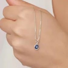 Pulseira Olho Grego + Colar Olho Grego + Brinco Prata 925 Foto mini 2