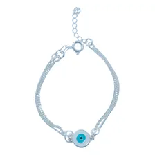 Pulseira Olho Grego Em Prata 925 Cor Modelo 2 Foto  mini 1