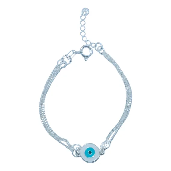 Pulseira Olho Grego Em Prata 925 Cor Modelo 2 Foto 1