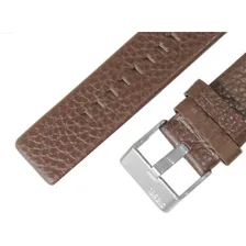 Pulseira P/ Diesel 22 Mm Em Couro Preto Ou Marrom Com Fivela Foto mini 3