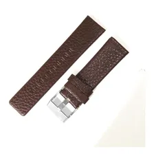 Pulseira P/ Diesel 22 Mm Em Couro Preto Ou Marrom Com Fivela Foto mini 1