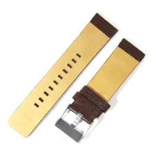 Pulseira P/ Diesel 22 Mm Em Couro Preto Ou Marrom Com Fivela Foto mini 4