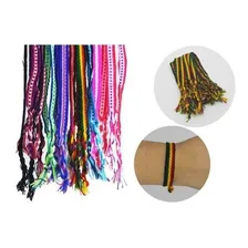 Pulseira Pano Tornozeleira Reggae / Sortida Atacado 5 Dúzias Comprimento 28 Cm Foto mini 1
