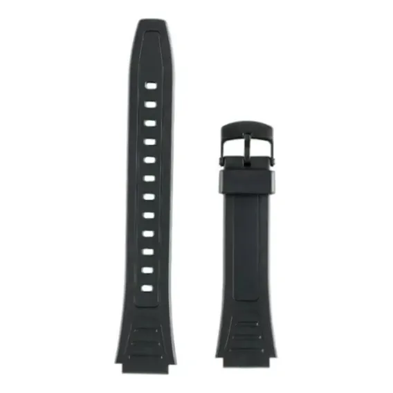 Pulseira Para Casio W-800 W-800h Preta+pinos Foto 1