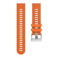 Pulseira Para Garmin 245 Music + Pelicula + 3x Tampa Plug Cor Laranja Foto mini 2