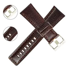 Pulseira Para Rel贸gio Em Couro Leg铆timo 18,20,22,24,26mm Cor Marrom Largura 22 Mm Foto mini 3