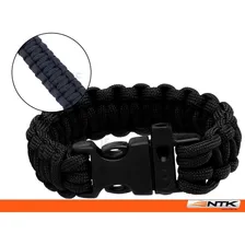 Pulseira Paracord Com Apito Survival Guepardo Foto mini 2