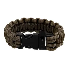 Pulseira Paracord SobrevivĂȘncia Militar Pederneira C/ Apito Foto mini 3