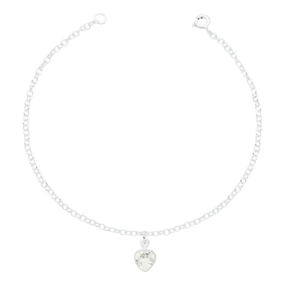 Pulseira Ponto De Luz Cristal Prata 925 Foto 1