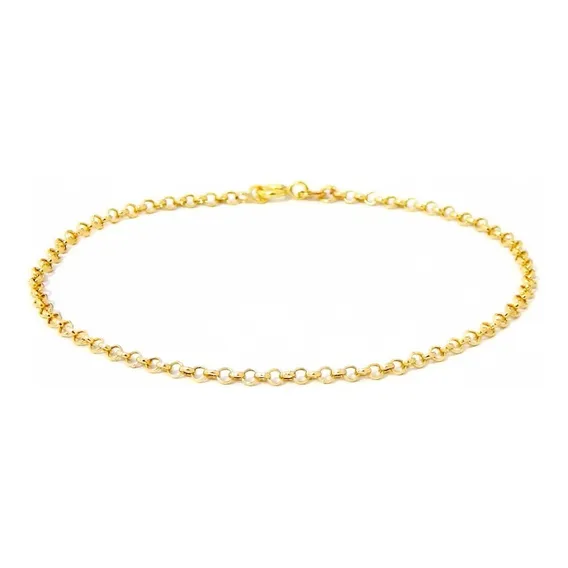 Pulseira Portuguesa Em Ouro 18k Foto 1