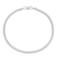 Pulseira Prata 925 Pulseira rabo de rato Pulseira prata de prata cor prateado tamanho 18cm para adultos / 18cm de diámetro Foto mini 1