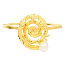 Pulseira Pri Acessorios Bracelete Feminino Bracelete De Banho De Ouro Banhado A Ouro Cor Dourado Tamanho Tamanho Único Para Adultos Foto mini 1