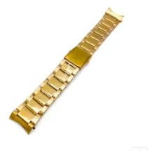 Pulseira Relógio Aço Dourado 22mm - Dobrável Foto  mini 1