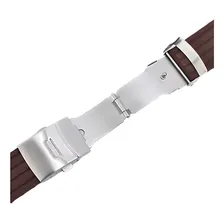 Pulseira Relógio Fecho Deployant Aço Inox 18, 20, 22, 24mm Cor Marrom Largura Da Pulseira 2 Cm Foto mini 4