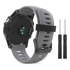 Pulseira Relogio Garmin Fenix 3 2 Hr Safira D2 Bravo Quatix Cor Cinza Largura 26 mm Foto mini 2