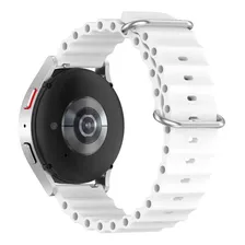 Pulseira Relógio Smart compatível Oceano cor Branco Largura 22mm Foto mini  3