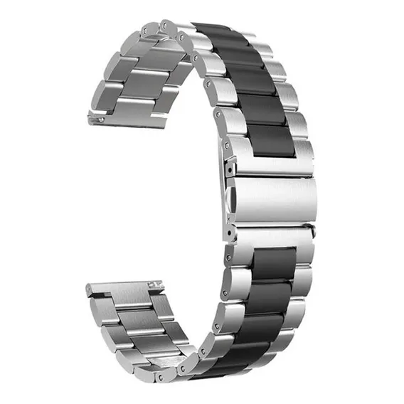Pulseira Relogio Smartwatch Aço Inox 3 Elos Smartband Band Foto 1