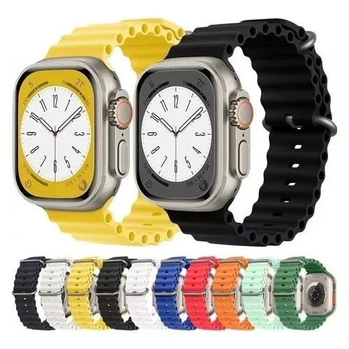 Pulseira Rel贸gio Smartwatch Cor Branco Foto 1