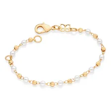Pulseira Rommanel Com Esferas E Pérolas - 552144 Foto  mini 1
