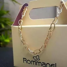 Pulseira Rommanel Corações Vazados Fol Ouro 18k 550683 Comprimento 19 cm Diâmetro 19 cm Foto mini 3