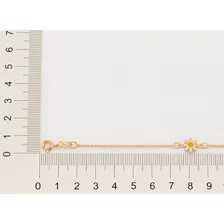 Pulseira Rommanel Infantil Banhado Ouro Margarida 551741 Foto mini 2